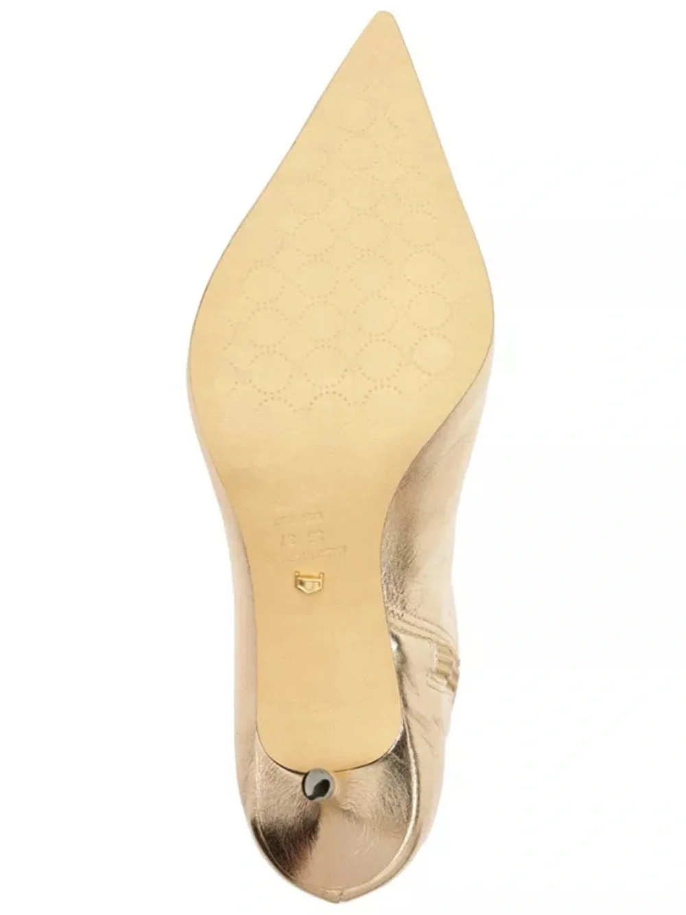 Metallic Gold Over-the-Knee Boots - Women's Fashion Knee High